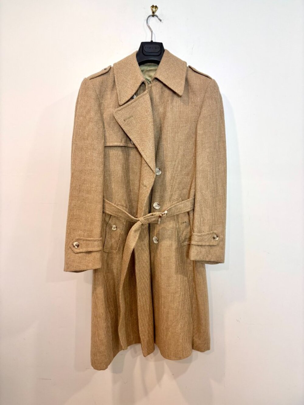 Vintage Wool Oleg Cassini Double Breast Have Waigth Warm Coat Mens sz 38R